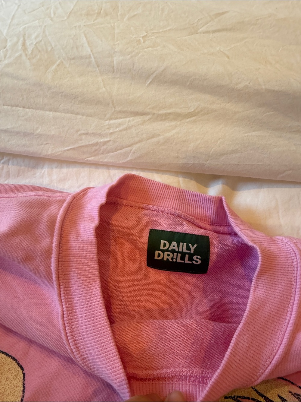 Daily Drills Pink Graphic Sweatshirt - Picture 3 of 7